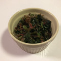 papikun's cooksnap of when they made 大根の葉っぱと桜えびのふりかけ.