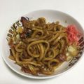 yumin☆33's cooksnap of when they made 屋台の味！簡単焼きうどん.