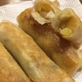 チュロスター⭐'s cooksnap of when they made バナナとリンゴのデザート春巻き.
