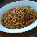 くらま's cooksnap of when they made 一人ランチに！とろ～りカレースパゲティー.