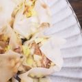 ryoooooko's cooksnap of when they made 鯖缶とはんぺんのレンチン焼売.
