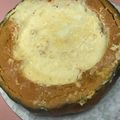 FukumOm's cooksnap of when they made かぼちゃ丸ごと☆かぼちゃ＆プリン.