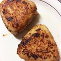 mana❁mint's cooksnap of when they made トースターde柚子胡椒マヨ焼きおにぎり.