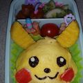 クックDVIENY☆'s cooksnap of when they made 簡単ピカチューオムライスキャラ弁♪♪.