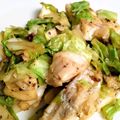 ぷりんの口笛's cooksnap of when they made たらとキャベツの塩にんにく炒め.