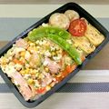 はらぺこしろうさぎ's cooksnap of when they made さやえんどうを可愛く切ってお弁当に.