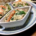 きゃんなだよ's cooksnap of when they made 菜の花とにんじんの白和え　ひな祭りにも♪.