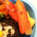 もか75's cooksnap of when they made 簡単 キャラ弁 おかず タコ ウィンナー.