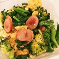 stot's cooksnap of when they made 菜の花とふわふわ卵のバター醤油サラダ.