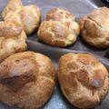 ちえちゅう's cooksnap of when they made 素朴なカスタードシュークリーム.