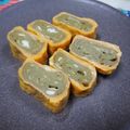 ジョンリークッカー's cooksnap of when they made お抹茶の2色卵焼き.