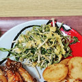 akagami63's cooksnap of when they made 簡単☆豆苗とえのきの卵とじ♪.