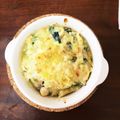 ククルック's cooksnap of when they made 鶏もも肉とほうれん草のマカロニグラタン♡.