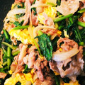 frog33333's cooksnap of when they made ☼豚バラとほうれん草の中華炒め.
