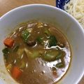 テヨン1's cooksnap of when they made 簡単すぎ☆残りカレーでリメイクうどん.