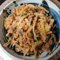 KENERISA's cooksnap of when they made レンジ時短！豚肉と大根の醤油マヨ炒め.
