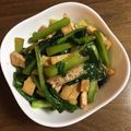 emixxx's cooksnap of when they made 小松菜と油揚げの炒め煮.