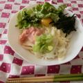 あ　い　ぼ　ん　　's cooksnap of when they made １人ランチに簡単♪やみつき☆パスタな明太子うどん✿.