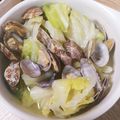 もものみかん's cooksnap of when they made 新キャベツとアサリの酒蒸し煮.