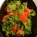 ＴＥＴＵーＭＥＴＡＬ's cooksnap of when they made トマトとパクチーのサラダ.