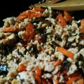 ふぁんたにゃん's cooksnap of when they made とりひき肉の彩りまぜごはん.