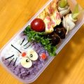 キョーマキ's cooksnap of when they made キャラ弁ー簡単！お弁当箱型のドラえもん.