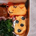 けい♥️'s cooksnap of when they made 動物園☆キリン・サルのキャラ弁❤.