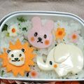 けい♥️'s cooksnap of when they made 遠足キャラ弁当☆バスに乗って動物園♪.
