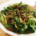 seacomet's cooksnap of when they made レタスと茸サラダバルサミコドレッシング.