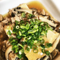 ムーヒツジ's cooksnap of when they made 厚揚げ豆腐としめじのひき肉炒め煮.