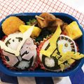 tmm1205K's cooksnap of when they made 仮面ライダージオウ ゲイツ キャラ弁.