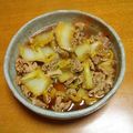 55才のおじさん's cooksnap of when they made すき焼きのたれで簡単☆豚バラ白菜煮.