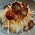 万華月's cooksnap of when they made シャキシャキ大根のかりかりベーコンサラダ.