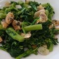 ｺｱﾗ's cooksnap of when they made 菜の花とあさりのペペロンチーノ炒め.