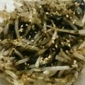 toccot's cooksnap of when they made ごはんですよ！海苔の佃煮バターもやし.