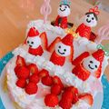 shmssh's cooksnap of when they made ひな祭りに♪ひな壇ケーキ♪.