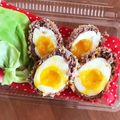 ゆかちゃん♡'s cooksnap of when they made 揚げない☆簡単スコッチエッグ.