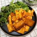 クックAHS91Y☆'s cooksnap of when they made エビチリ風厚揚げのチリソース炒め.