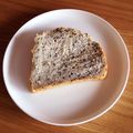 honeybo's cooksnap of when they made さつま芋と黒ごまの食パン✿.