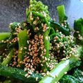 kuragenoie's cooksnap of when they made 菜花のおひたし.