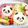 ｺﾞｲﾁwife's cooksnap of when they made 簡単キュート◎パンダのおにぎりキャラ弁○.