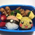 しおちゃん☆☆'s cooksnap of when they made ピカチュウのおにぎり弁当（キャラ弁）.