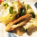 クックI16OS9☆'s cooksnap of when they made キャベツとちくわの味噌炒め.