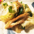 クックI16OS9☆'s cooksnap of when they made キャベツとちくわの味噌炒め.