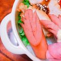 natu38's cooksnap of when they made お弁当に☆葉っぱウインナー♪.