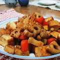 ステラM's cooksnap of when they made 厚揚げと蓮根の甘辛炒め。.