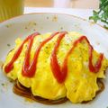 runa10's cooksnap of when they made パパのオムソバ【簡単・コンビニ】.
