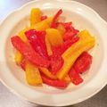 しましまねこのしっぽ's cooksnap of when they made パプリカのカラフル☆★ナムル.