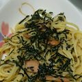 リンとリオのママ's cooksnap of when they made 頂き物で作る！高菜とソーセージのパスタ.