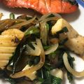 mantacarp's cooksnap of when they made いかとにらの麺つゆマヨ炒め♪.
